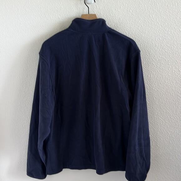 MLB Boston Red Sox Genuine Merchandise Navy Blue Front Zip Fleece Sweatshirt M - Picture 2 of 6